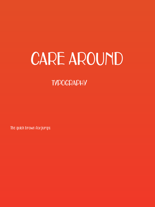 Care Around Poster