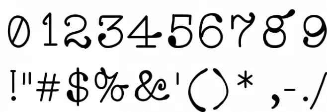 CareToDance Font OTHER CHARS