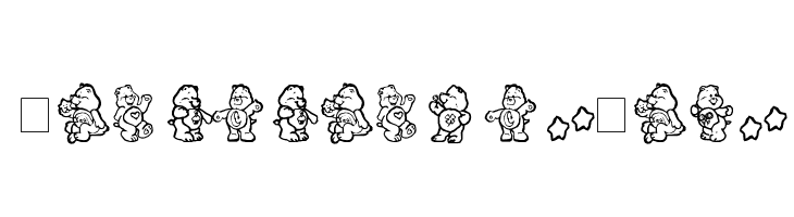 CarebearsbyIacy  フリーフォントのダウンロード