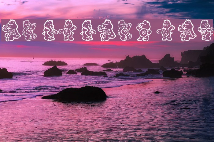 CarebearsbyIacy Font examples