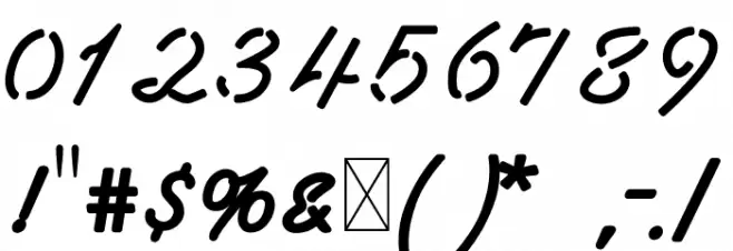 Carefour Bold Font OTHER CHARS