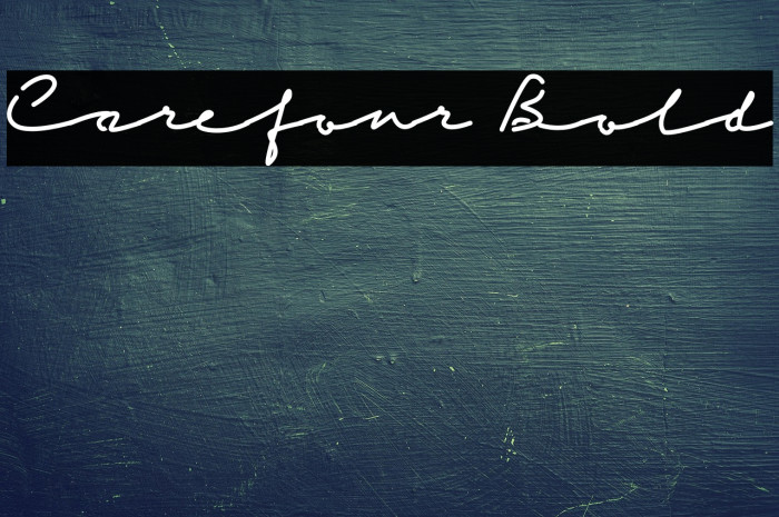 Carefour Bold Example 3