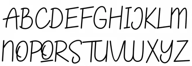 Careista Font UPPERCASE