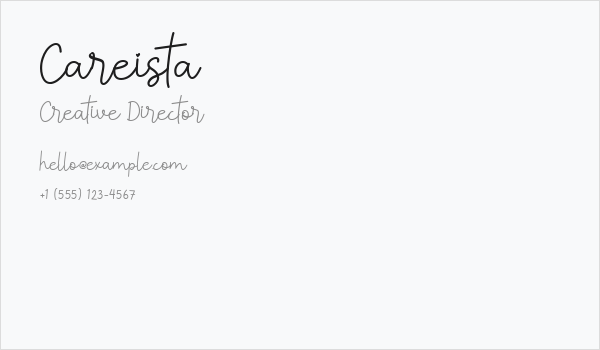 Careista Business Card