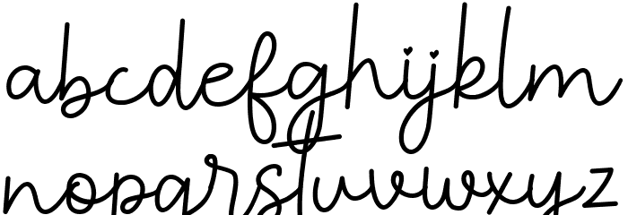 Careista Font LOWERCASE