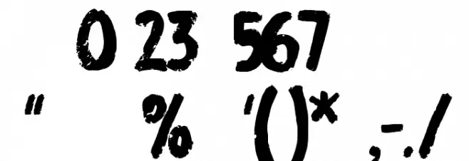 Careless Carry Font OTHER CHARS