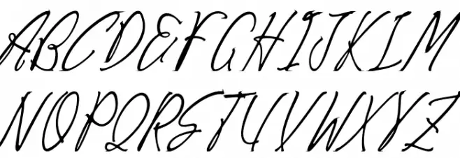 CarezaRizRegular Font Litere mari