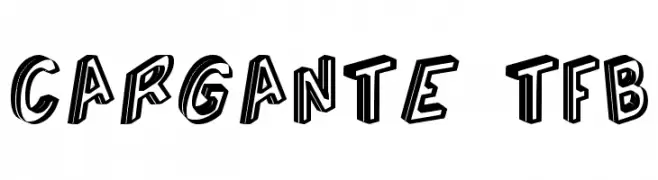 Cargante tfb  baixar fontes gratis