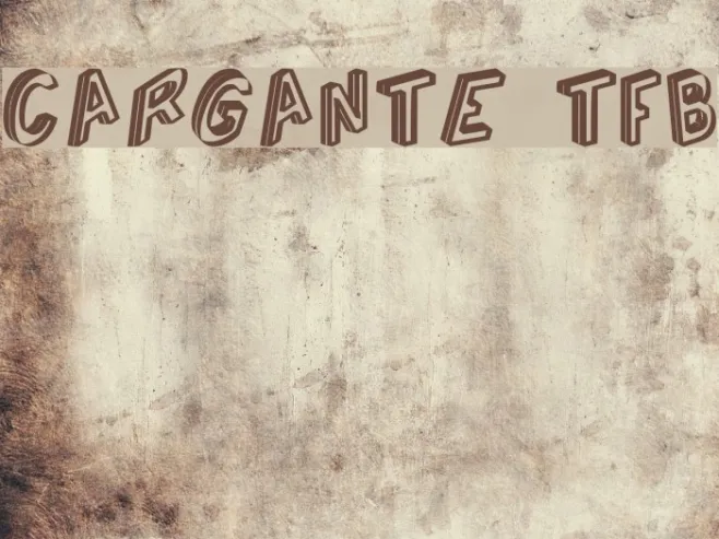 Cargante tfb Example 1