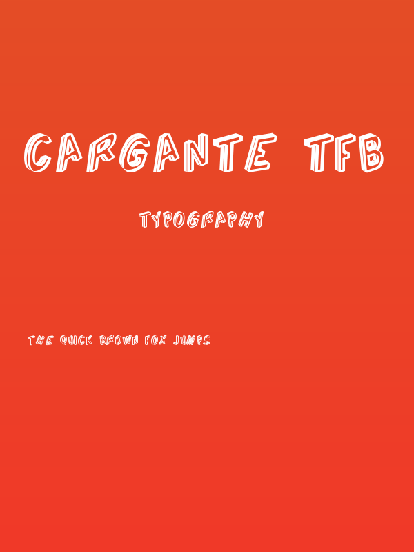 Cargante tfb Poster