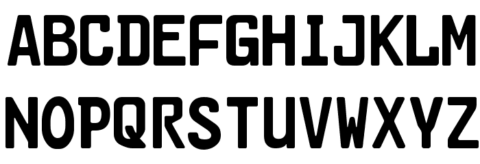Cargo Two SF Font LOWERCASE
