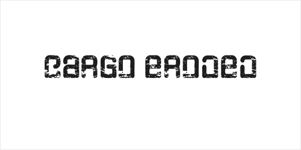 Cargo eroded Logo