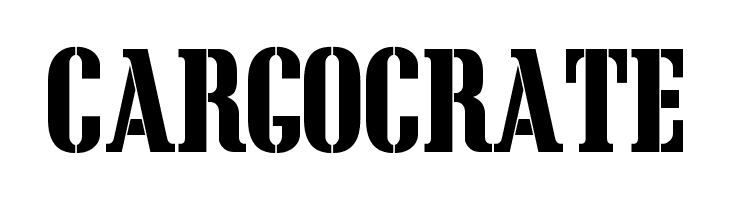 CargoCrate Font