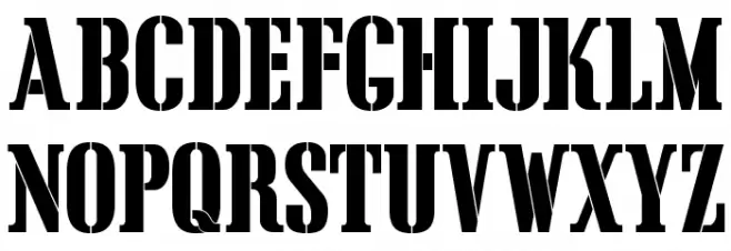 CargoCrate Font UPPERCASE