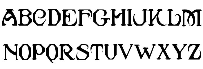 Caribbean Caps Font LOWERCASE