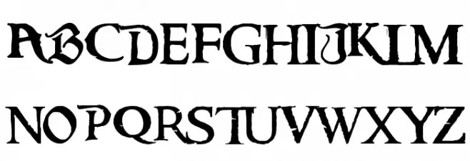 Caribbean Regular フォント 大文字