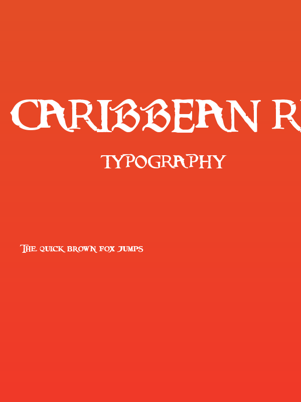 Caribbean Regular Poster