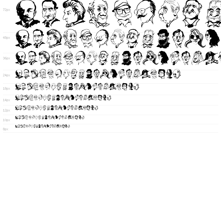 CaricaturesHeads Waterfall