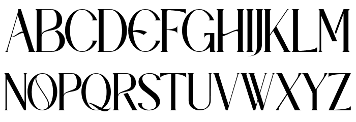 Carilos Regular Font LOWERCASE