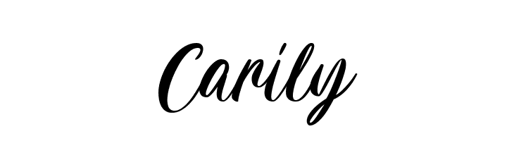 Carily  Frei Schriftart Herunterladen