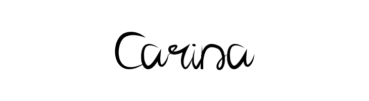 Carina  フリーフォントのダウンロード