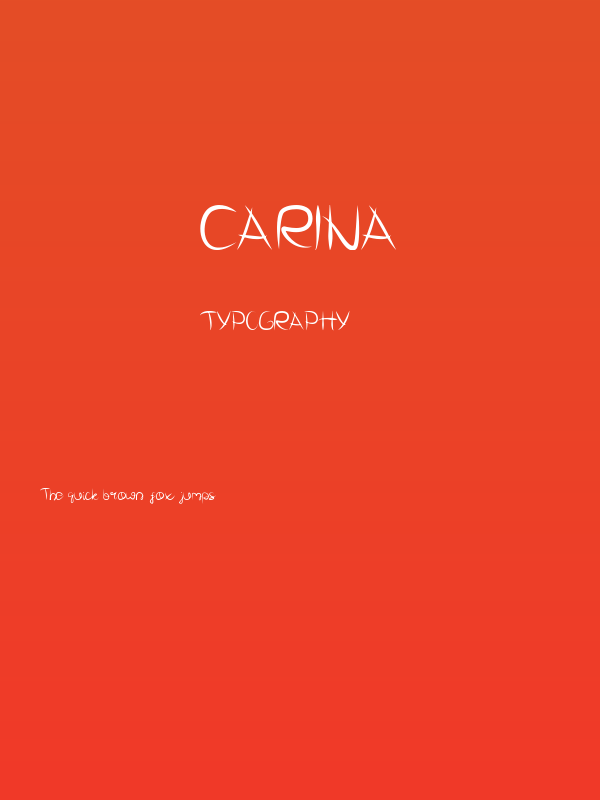 Carina Poster