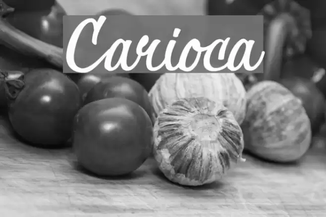 Carioca Font examples