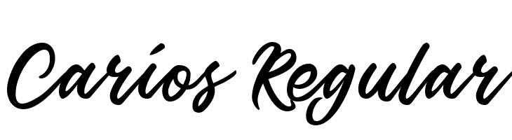 Carios Regular  Frei Schriftart Herunterladen