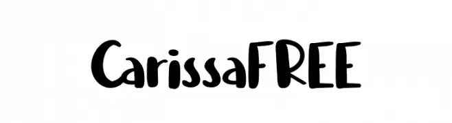 CarissaFREE  font caratteri gratis
