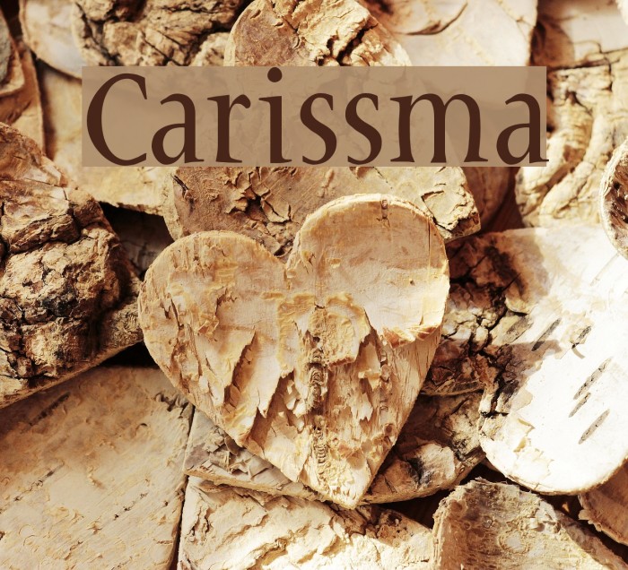 Carissma Font examples