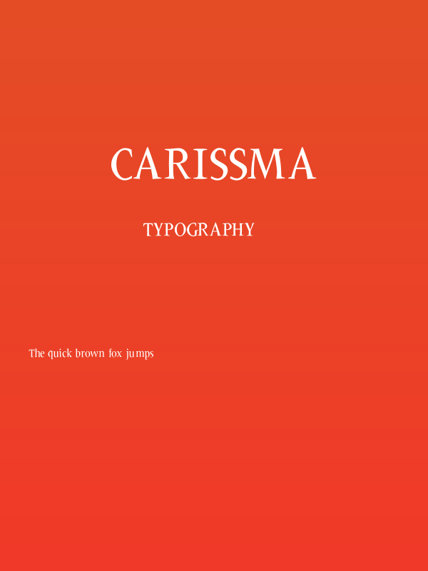 Carissma Poster