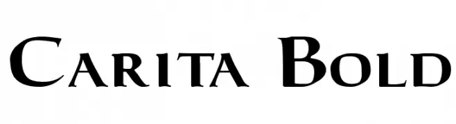 Carita Bold  नि: शुल्क फ़ॉन्ट्स डाउनलोड
