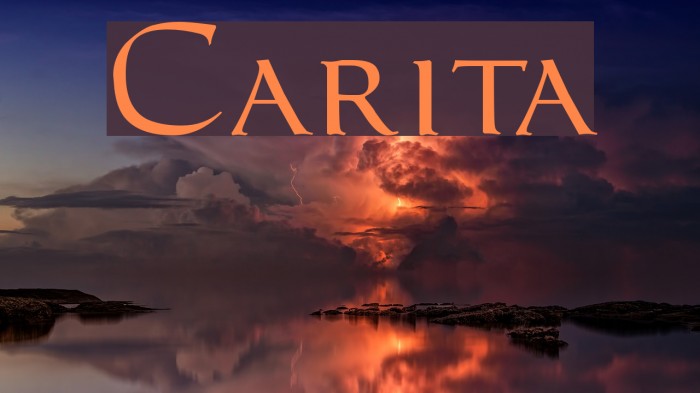 Carita Polices examples