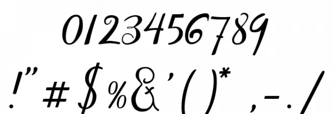 Carl Larsson Font OTHER CHARS