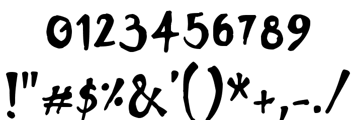 CarlAlt. Font OTHER CHARS