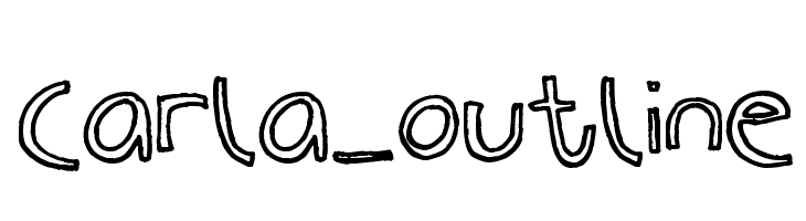 Carla_outline  les polices de caractères gratuit tlcharger