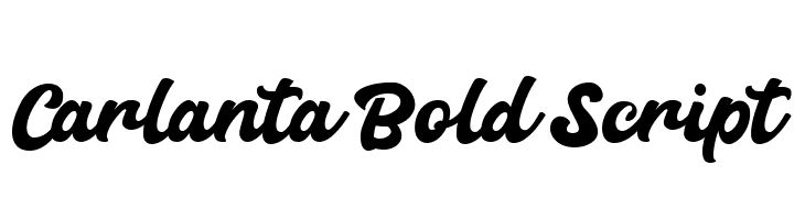 Carlanta Bold Script  नि: शुल्क फ़ॉन्ट्स डाउनलोड