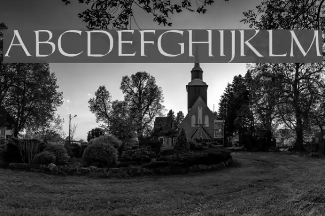 Carleton Schriftart examples