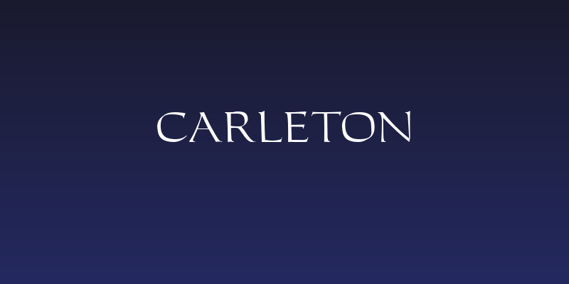 Carleton Social Header