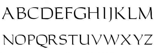 Carleton 字体 小写
