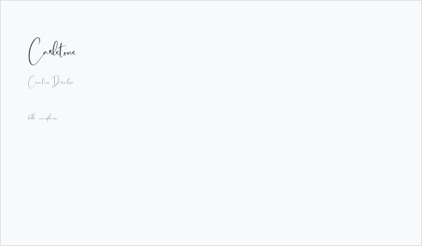 Carletone Business Card