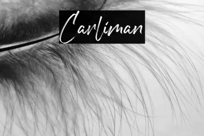 Carliman Font examples
