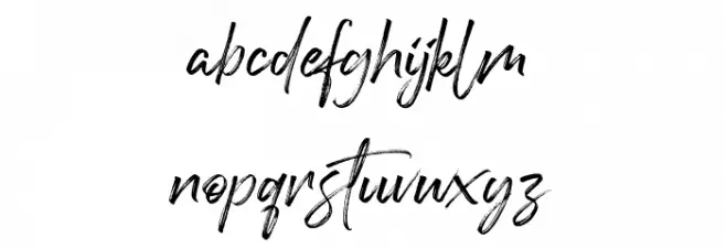 Carliman Font LOWERCASE