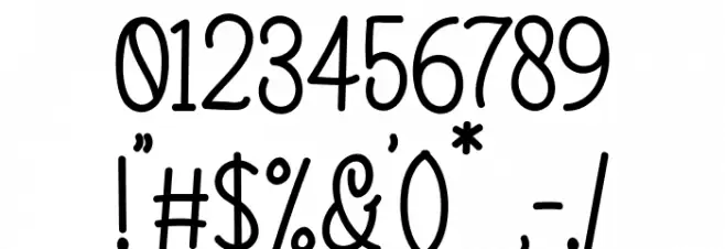 Carlinson Font OTHER CHARS