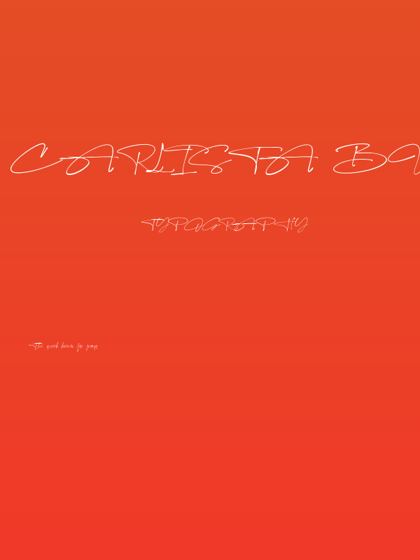 Carlista Buttery Poster