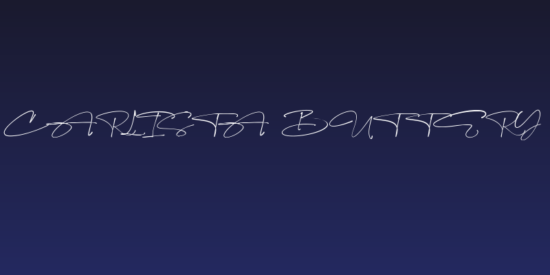 Carlista Buttery Social Header