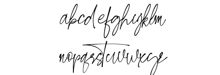Carlista Buttery Font LOWERCASE