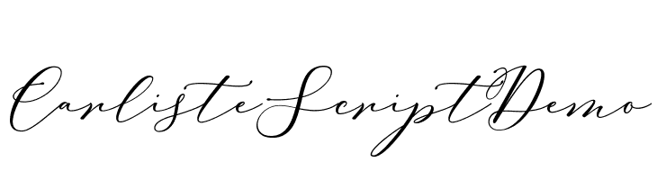 CarlisteScriptDemo  font caratteri gratis