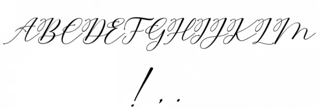 CarlisteScriptDemo Font OTHER CHARS