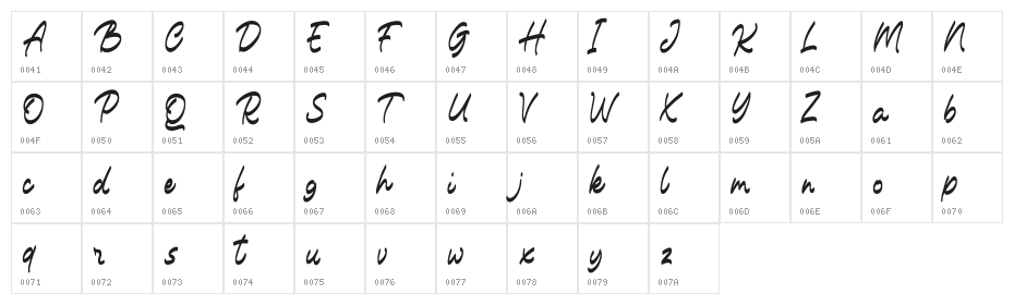 Carlistter FREE Character Map